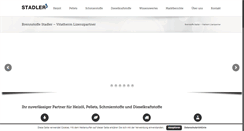 Desktop Screenshot of brennstoffe-stadler.de