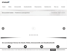 Tablet Screenshot of brennstoffe-stadler.de
